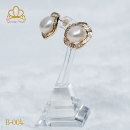 Bông tai ngọc trai B-004