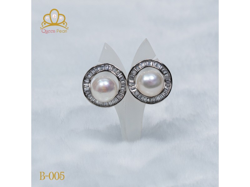 Bông tai ngọc trai B-005