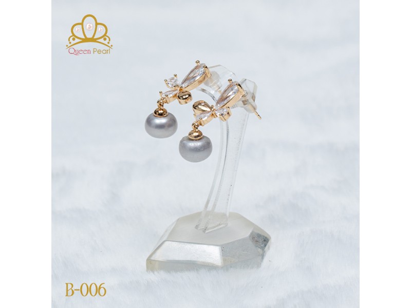 Bông tai ngọc trai B-006