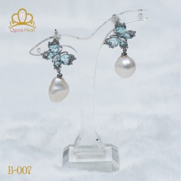 Bông tai ngọc trai B-007