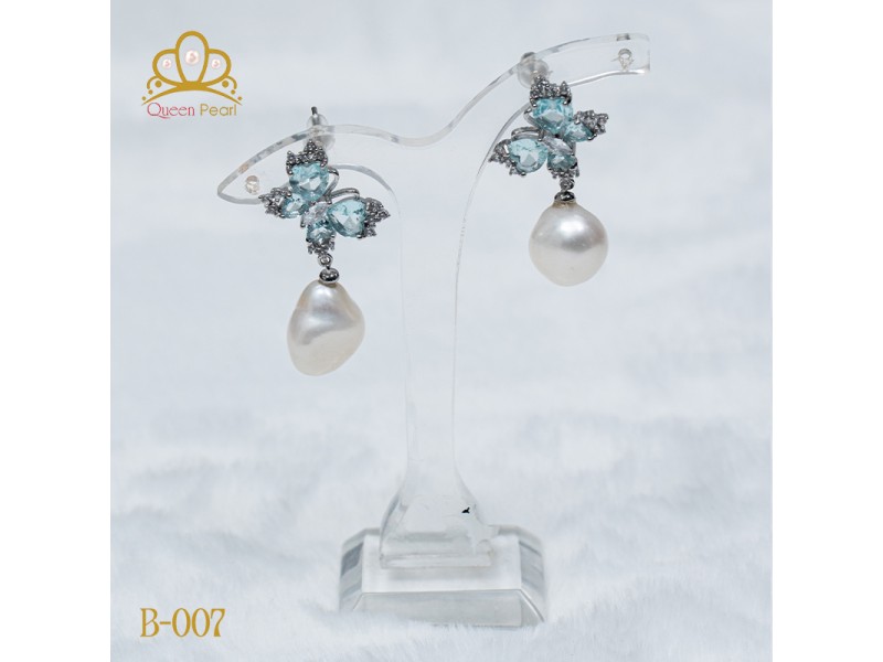 Bông tai ngọc trai B-007