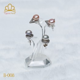 Bông tai ngọc trai B-008