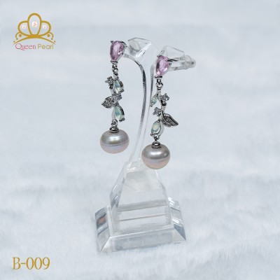 Bông tai ngọc trai B-009