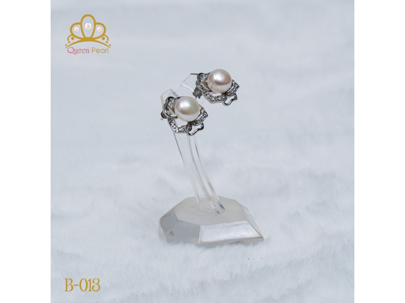 Bông tai ngọc trai B-013