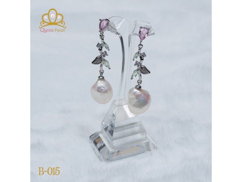 Bông tai ngọc trai B-015