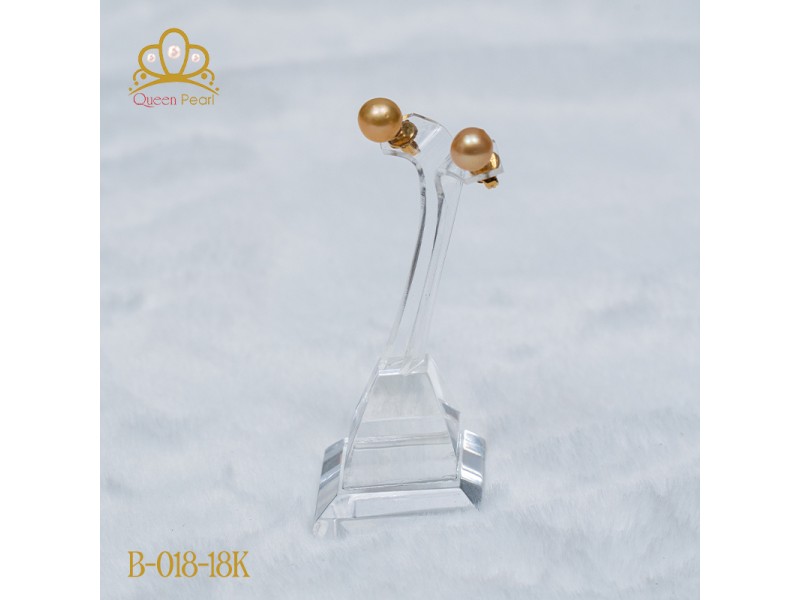 Bông tai ngọc trai B-018-18K