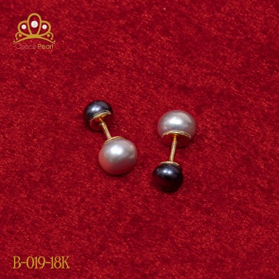 Bông tai ngọc trai B-019-18K