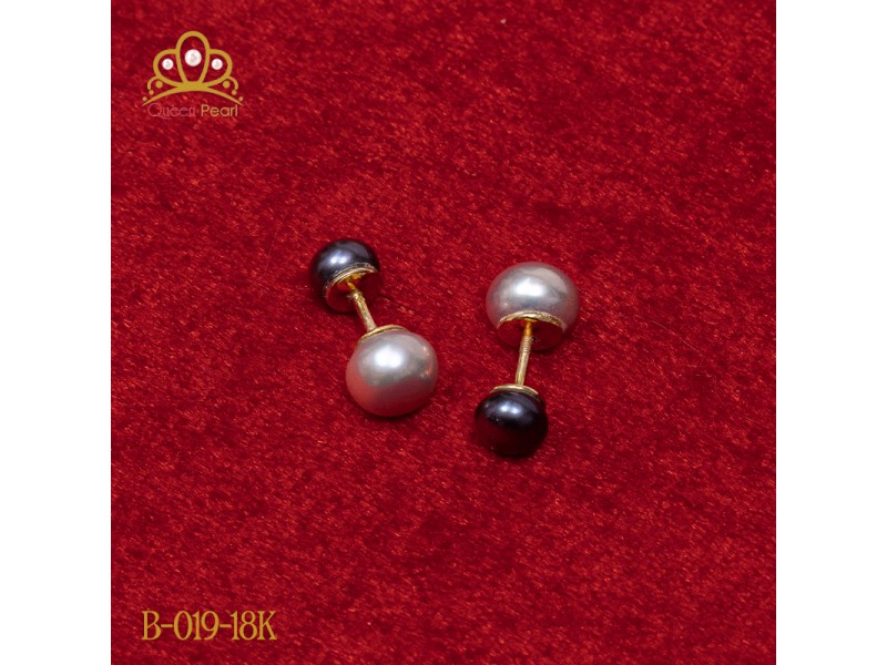 Bông tai ngọc trai B-019-18K