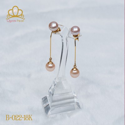 Bông tai ngọc trai B-022-18K