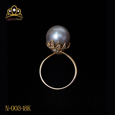 Nhẫn ngọc trai N-003-18K