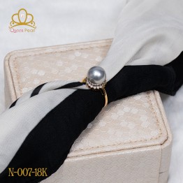 Nhẫn ngọc trai N-007-18K