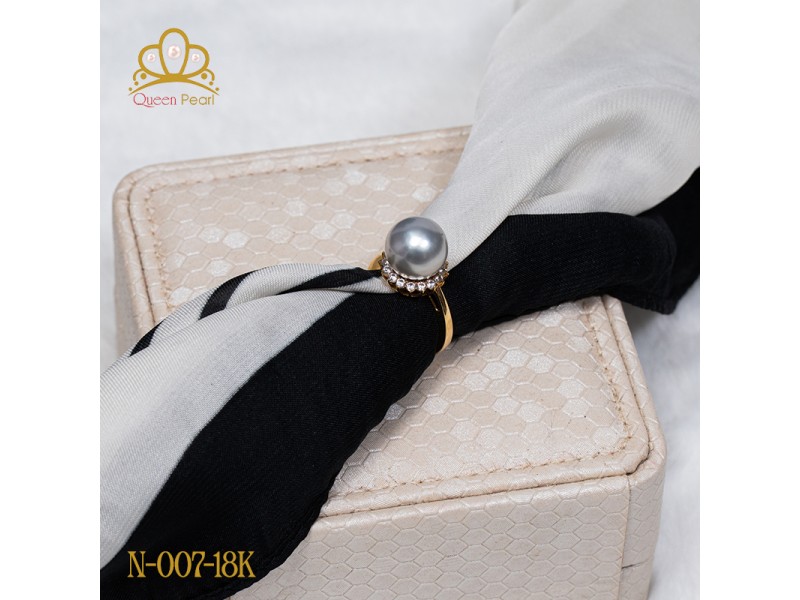 Nhẫn ngọc trai N-007-18K