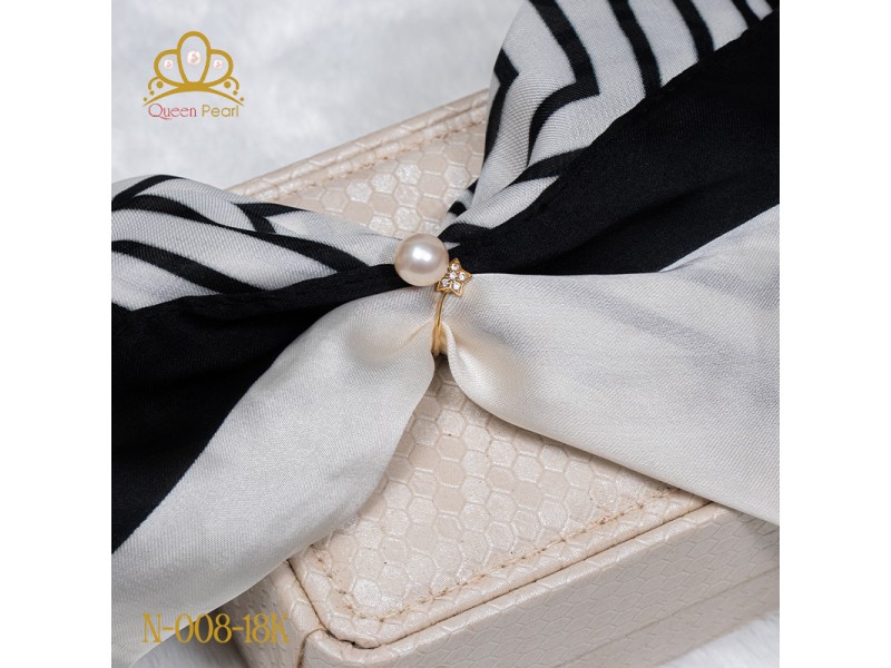 Nhẫn ngọc trai N-008-18K